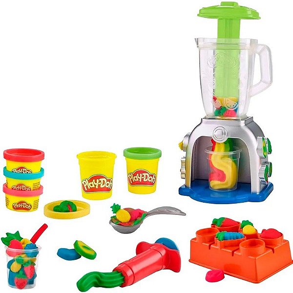 Massa de Modelar Play-Doh Conjunto Liquidificador de Smoothies Hasbro - F9142