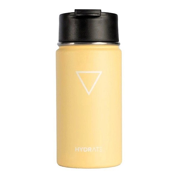 Garrafa Térmica Hydrate Café 355mL - Amarelo Pastel