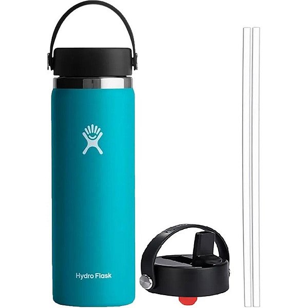 Garrafa Térmica Hydro Flask W20BTS454 591mL + Tampa WFS001 - Lagoa