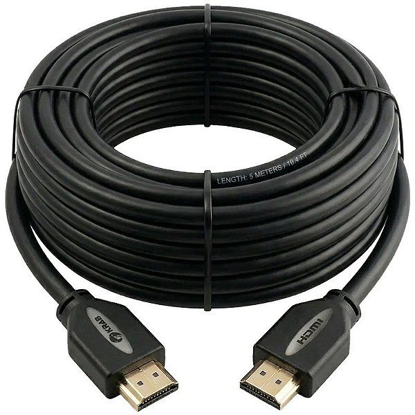Cabo Krab KBHDMI300 HDMI/HDMI Full HD 3D Preto (30 metros)