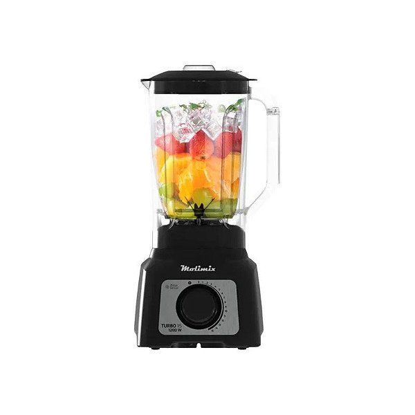 Liquidificador Molimix Añetete ML-1200-B - 1200W - 3,2L - 220V - Preto