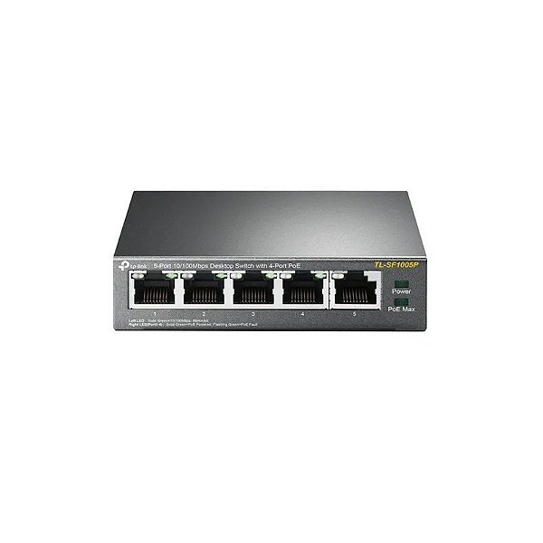 Hub 5 Portas TP-Link TL-SF1005P 10/100 4P Poe