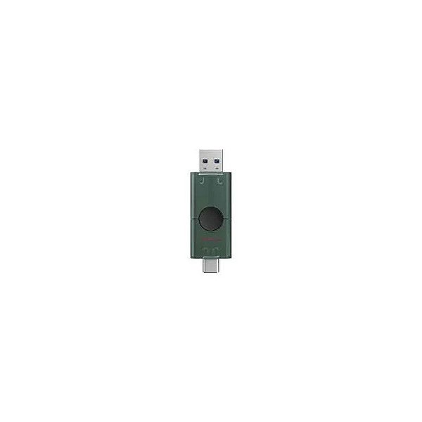 Pen Drive Kingston Datatraveler Duo 256GB USB 3.2 / USB-C - Verde (DTDEG2/256GB)