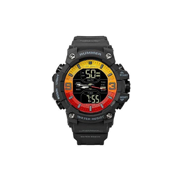 Relógio Analógico Masculino Hummer WH2-224541 Preto