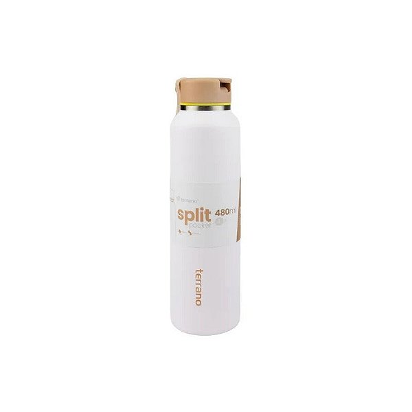 Garrafa Térmica Terrano Split Pocket - 480ml - Branco