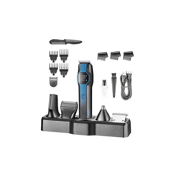 Máquina VGR V-173 Barba/Cabelo - 13 Em 1 - LCD
