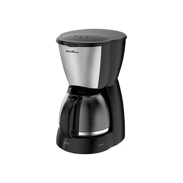 Cafeteira Elétrica Britânia Inox BCF32A - 800W - Até 32 Xícaras - 110V/60HZ - Preto