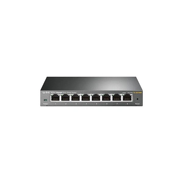 Switch Hub TP-Link TL-SG108E 08P 10/100/1000 Não Gerenciado Pro