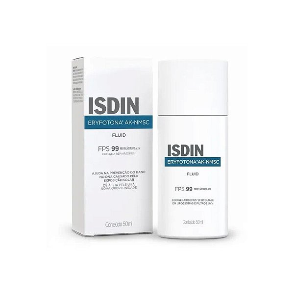 Protetor Solar Facial Isdin Eryfotona Ak-NMSC Fluido FPS 99 50 ML