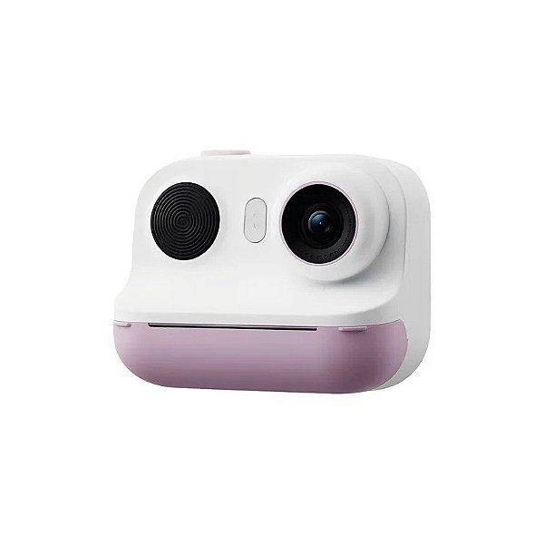 Câmera Digital Satélite A-DV919 - com Impressora Térmica - Tela 2.4" - Recarregável - Lilás e Branco