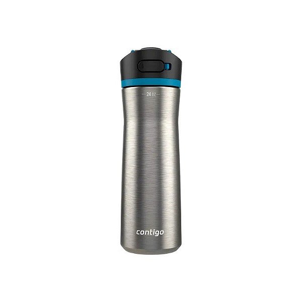 Garrafa Térmica Contigo Ashland Chill 2.0 Cinza 709 Ml