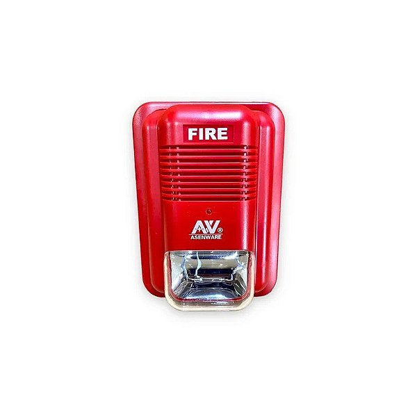 Estação de Alarme Manual de Incêndio com Sirene AW-D106