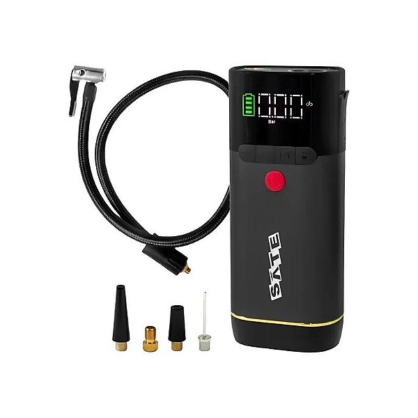 Compressor de Ar Satélite A-MP82 Recarregável - Preto