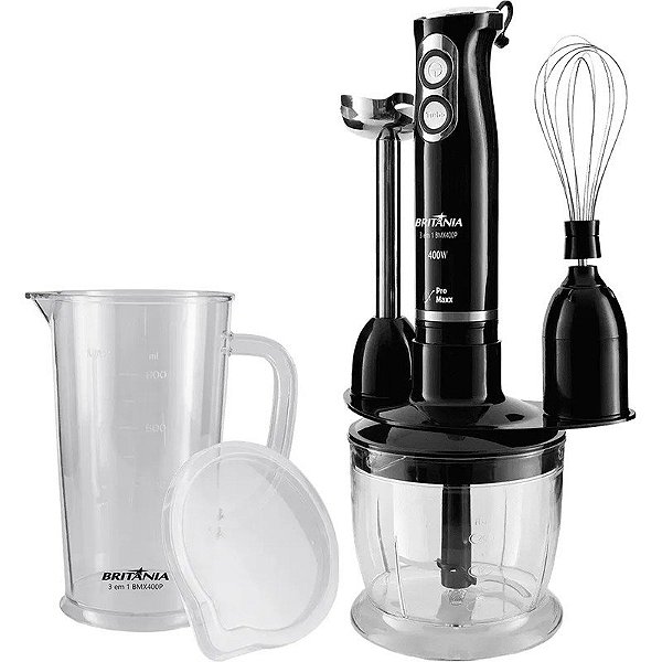 Misturador Britânia BMX400P 3 em 1 500W 110V/60Hz Preto