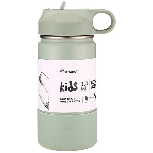 Garrafa Térmica Terrano Kids 350ml - Oliva