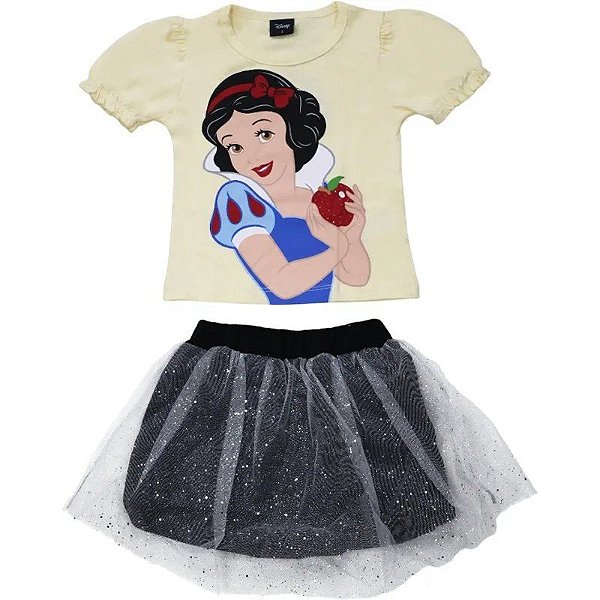 Conjunto Fakini Infantil 10.25.02136 - Branca de Neve - Feminino