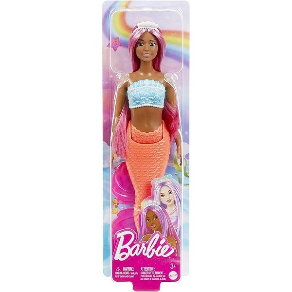Boneca Barbie Sereia Mattel - HRR04