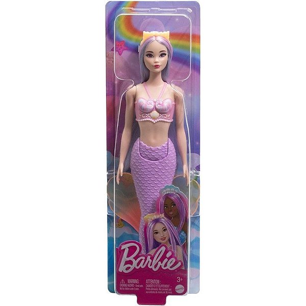 Boneca Barbie Sereia Mattel - HRR06
