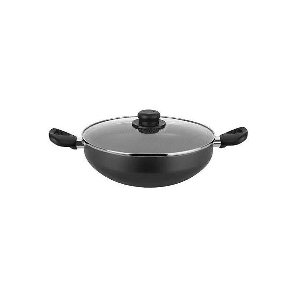 Frigideira Wok Gourmet Multiflon 28 cm com Cabo