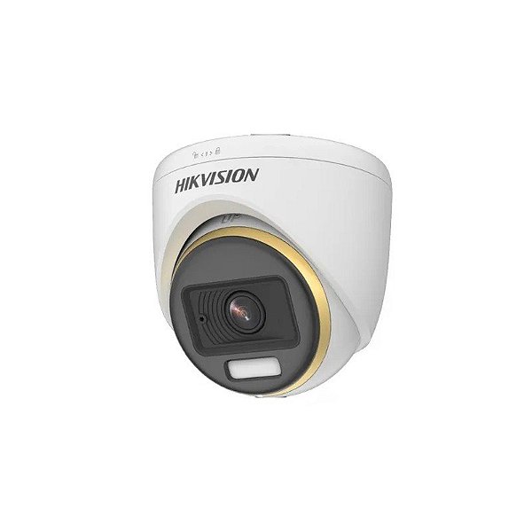 Câmera Hikvision Turret DS-2CE70DF3T-PFS Colorvu 2.8MM Áudio