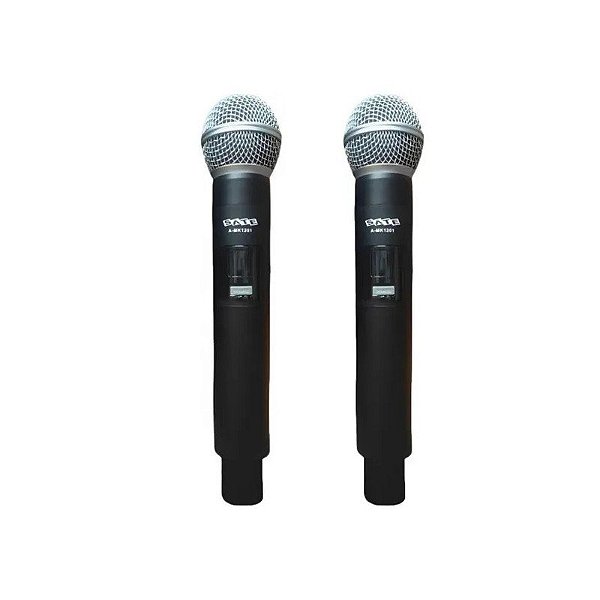 Microfone Sem Fio Satellite A-MK1201 Preto
