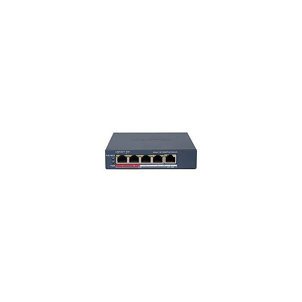 Hub Switch Hikvision DS-3E1105P-Ei/ M 4 Portas / Poe / 10 / 100 Mbps