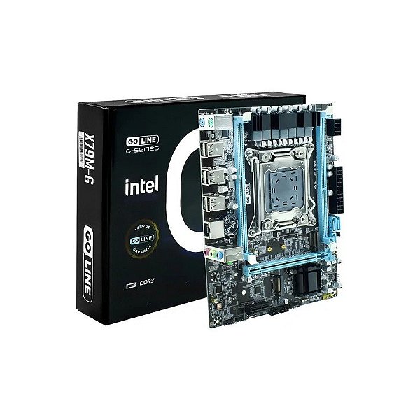 Placa Mãe Goline X79M-G DDR3 Socket LGA 2011 Chipset Intel X79 Micro ATX