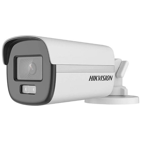 Câmera de Segurança CCTV Hikvision DS-2CE12DF0T-F Bullet 1080P 2MP ColorVu 2.8mm
