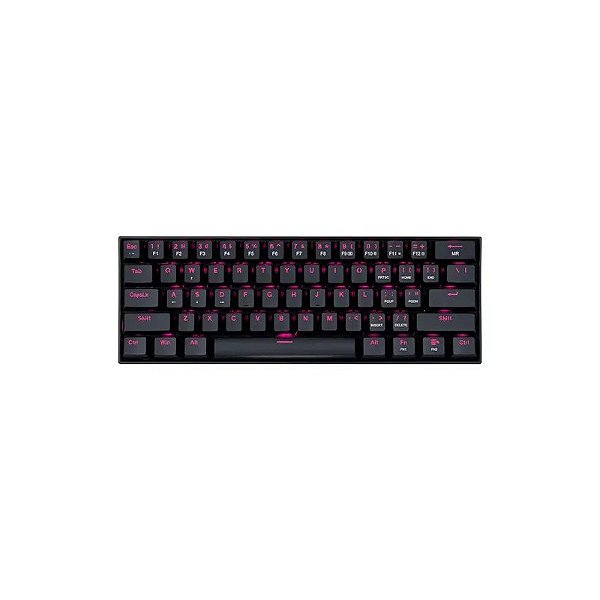 Teclado Redragon K630 Dragonborn Switch Brown com Fio - Preto