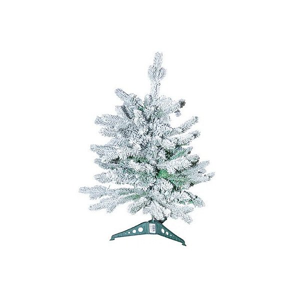 Árvore de Natal Artificial Tipo Pinho Coberta de Neve 60 CM
