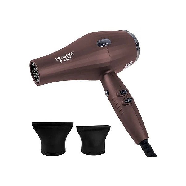 Secador de Cabelo Prosper P-6605 8.000 Watts 110V - 120 V~ 50/60 HZ - Marron