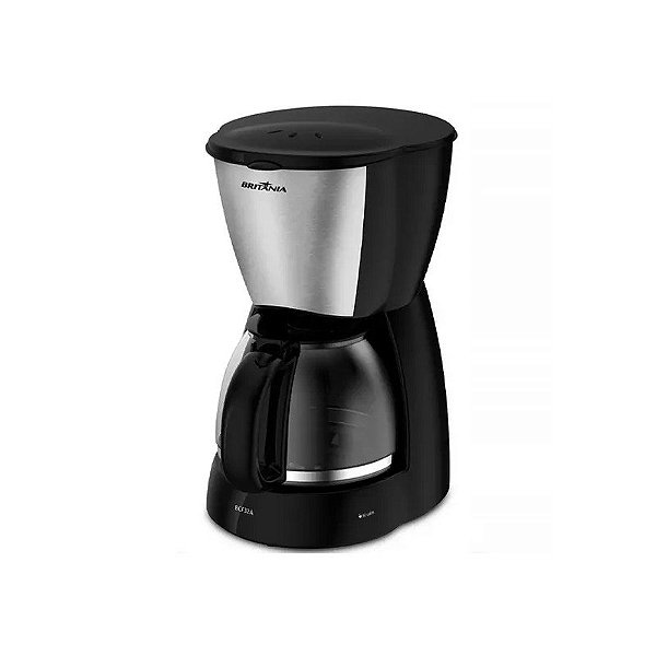 Cafeteira Britania BCF32A 800 Watts 220V ~ 50/60Hz - Preta/Prata