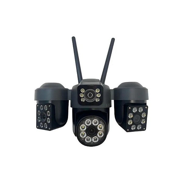 Kit Câmera IP Luo Smart LU-E127 - WiFi - 3 Câmeras