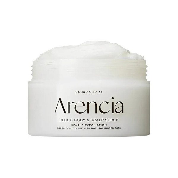 Esfoliante Corporal e Capilar de Sal Marinho Arencia Fresh Cloud Body & Scalp Scrub - Chá Branco & Neroli 260g