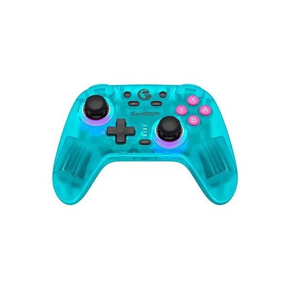 Controle GameSir Tan sem fio para Nintendo Switch/ PC/ Steam/ iOS/ Android - Verde/ Transparente