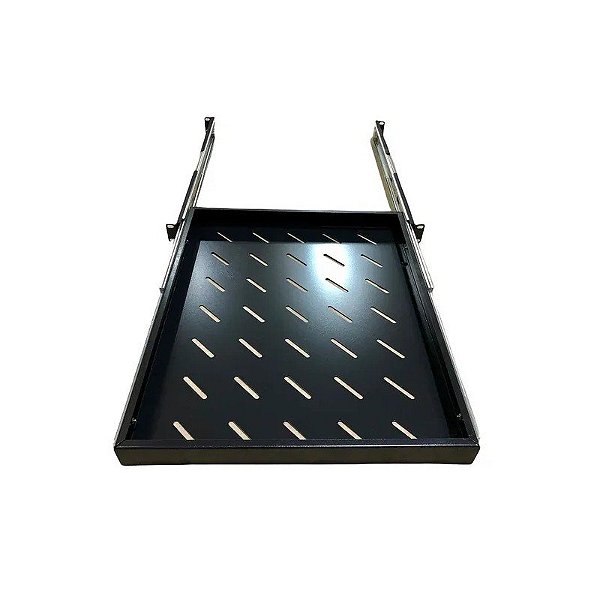 Bandeja Deslizante Acessória para Rack 19" 1U D800MM 53CM