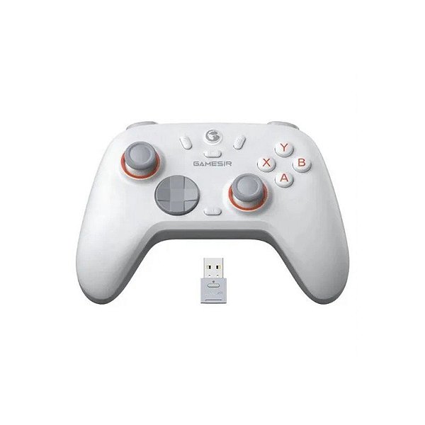 Controle Gamesir N2 Nova 2 Lite Sem Fio para Nintendo Switch/ PC/ Steam/ iOS/ Android - Branco