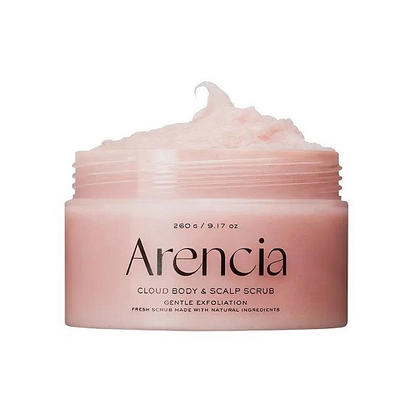 Esfoliante Corporal e Capilar de Sal Marinha Arencia Fresh Cloud Body & Scalp Scrub - Lavanda & Pêra 260G