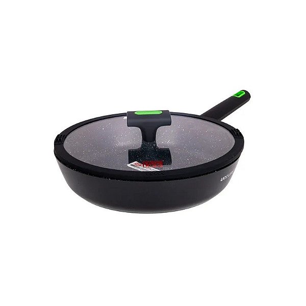 Frigideira Antiaderente Indução Ucc Life, 26 cm, Preta