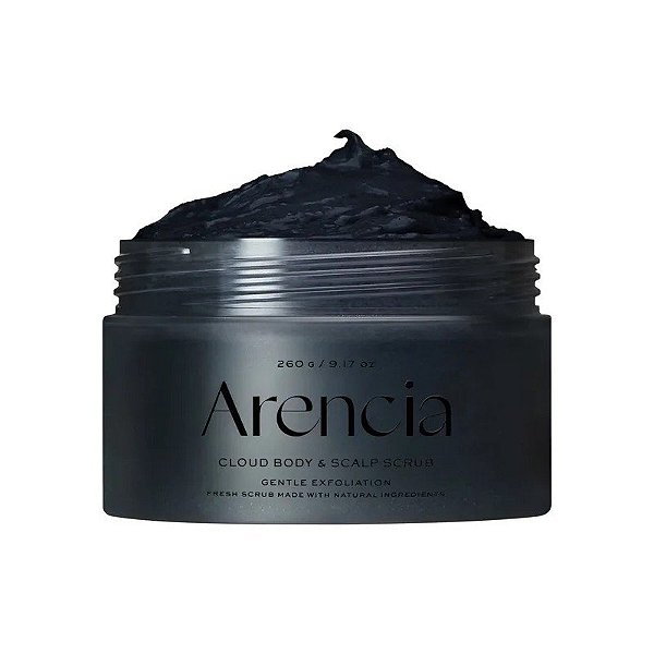 Esfoliante Corporal e Capilar de Sal Marinho Arencia Fresh Cloud Body & Scalp Scrub - Chá Preto & Yuzu 260g