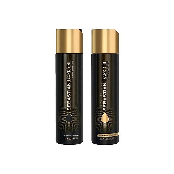 Kit Shampoo Sebastian Professional Dark Oil + Condicionador - 250ML