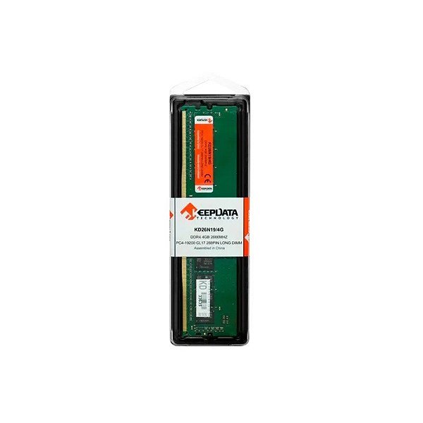 Memória RAM Keepdata 4GB / DDR4 / 1X4GB / 2666MHZ - (KD26N19/4G)