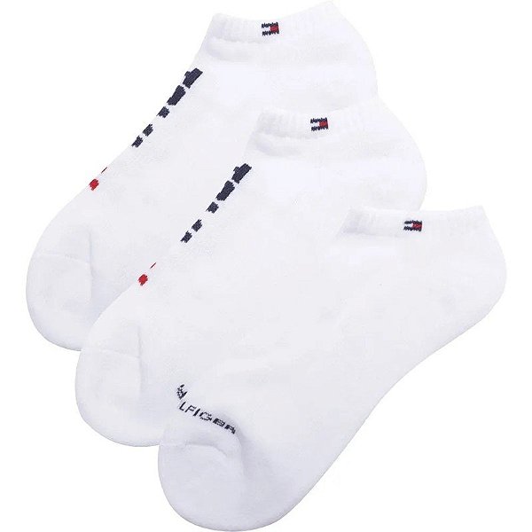Meias Tommy Hilfiger THW221NS01 001 - Feminino (3 Pares)