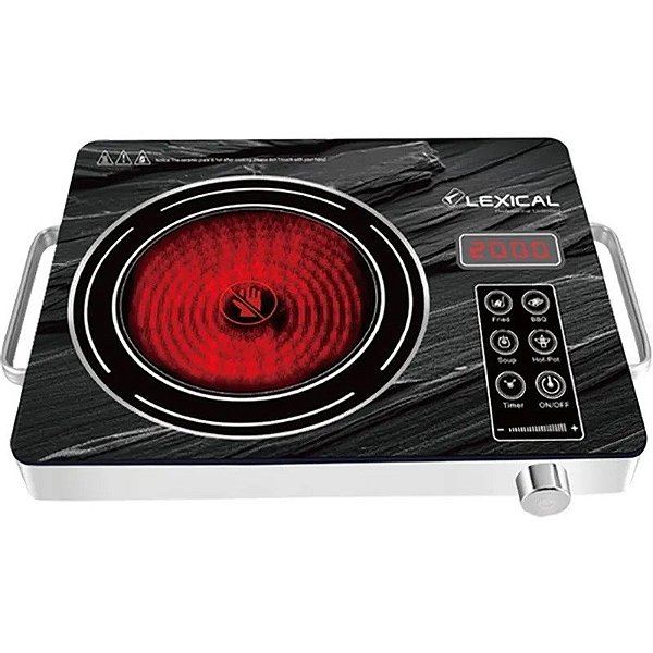 Placa Elétrica Vitrocerâmica Lexical LHP-2730 2000W 220V-50/60Hz