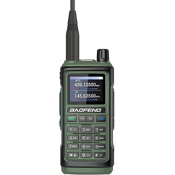 Rádio Dual Band Walkie Talkie Baofeng UV-17M (Unidade) - Verde