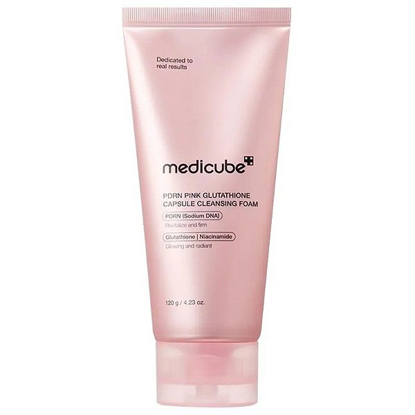 Sabonete Facial Medicube PDRN Pink Glutathione Cápsula - 120g