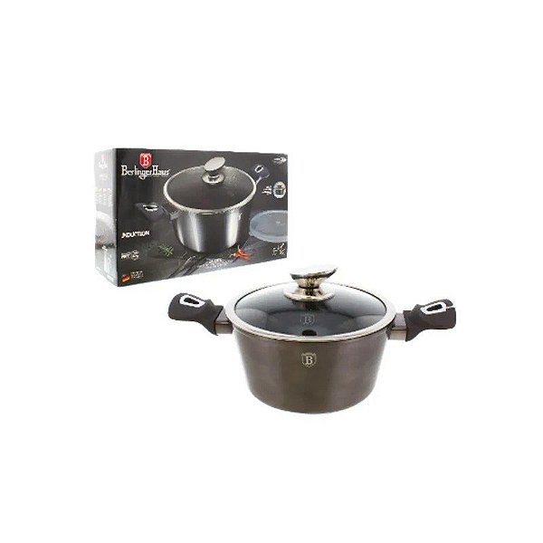 Panela com Tampa Mármore Cinza 6.1L