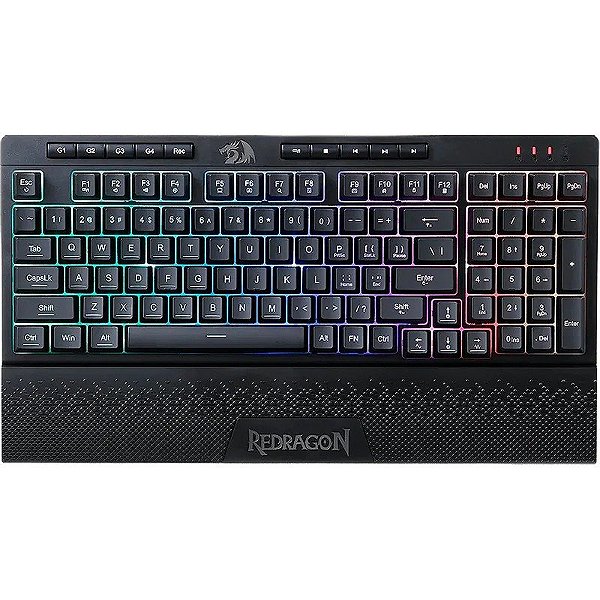 Teclado Gamer com Fio Redragon Shiva 98 K515-RGB Preto