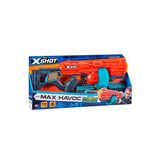 Brinquedo X-Shot Max Havoc com 48 Balas