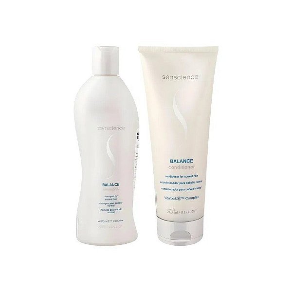 Kit Shampoo de Equilíbrio Senscience 280ML + Condicionador 240ML